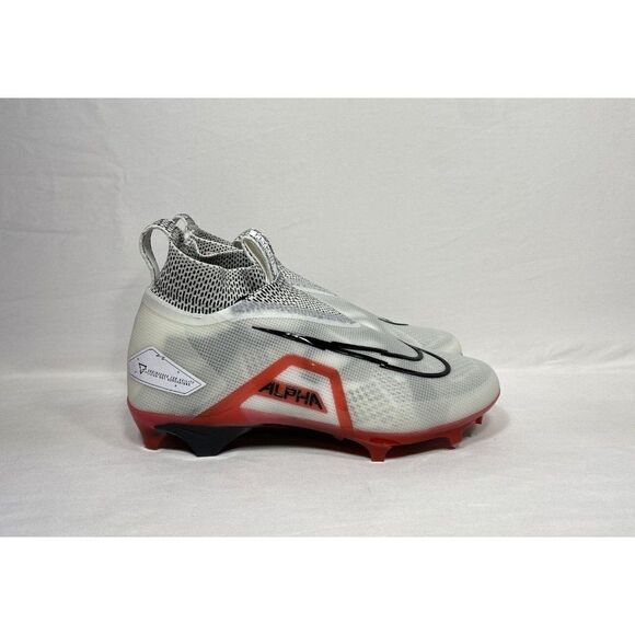 Nike Alpha Menace Elite 3 White Black University Red CT6648-103 Men's Size 10 - Picture 1 of 7